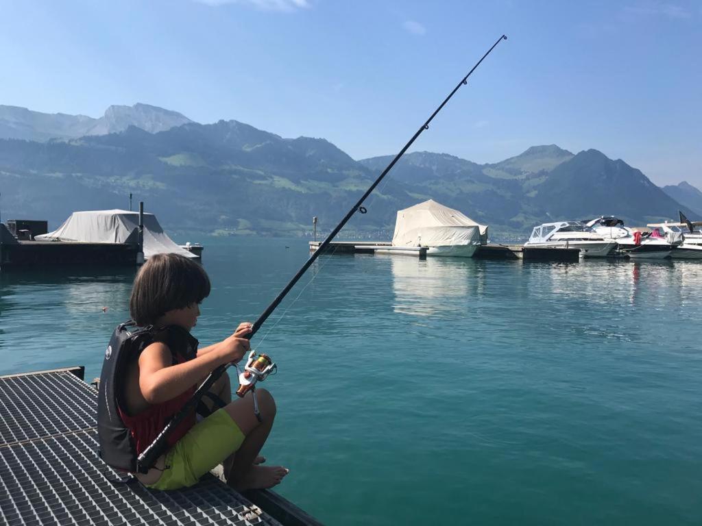 Ferienwohnungen Mit 4 Betten In Gersau Direkt Am Vierwaldstaettersee Eksteriør bilde